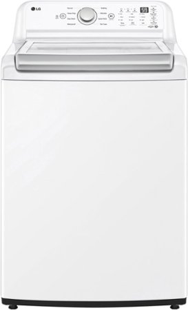 LG - 4.8 Cu. Ft. High-Efficiency Top Load Washer with 4 Way Agitator - White