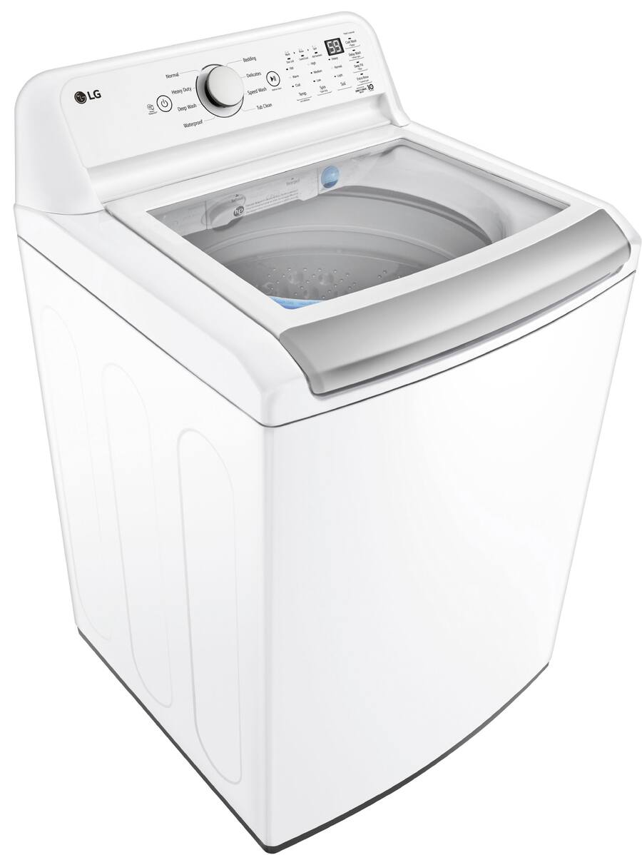 LG 4.8 Cu. Ft. High Efficiency Top Load Washer with 4 Way Agitator ...