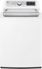 LG - 5.5 Cu. Ft. Smart Top Load Washer with TurboWash3D - White