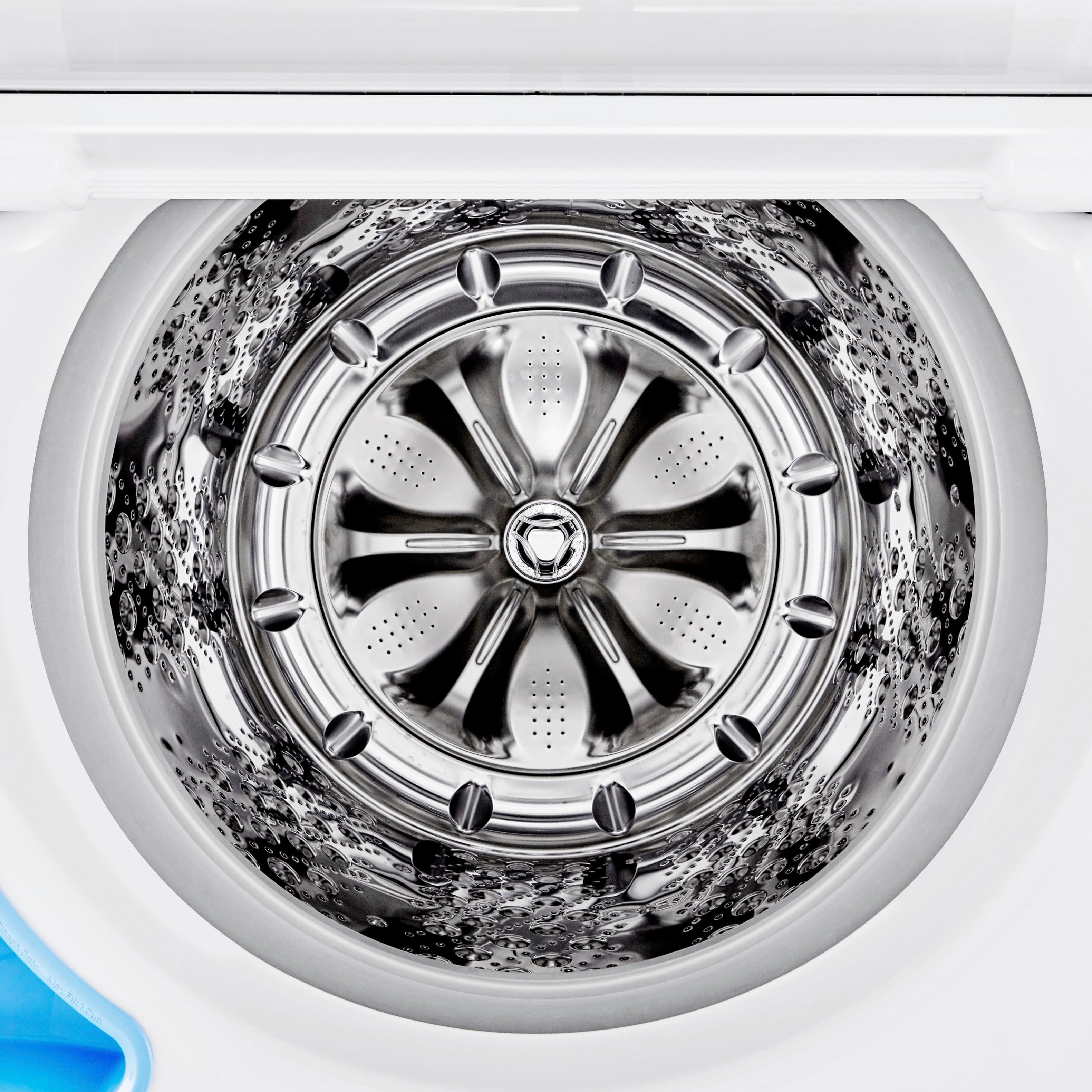 Alt View 18. LG - 5.5 Cu. Ft. High Efficiency Smart Top Load Washer with TurboWash3D - White.