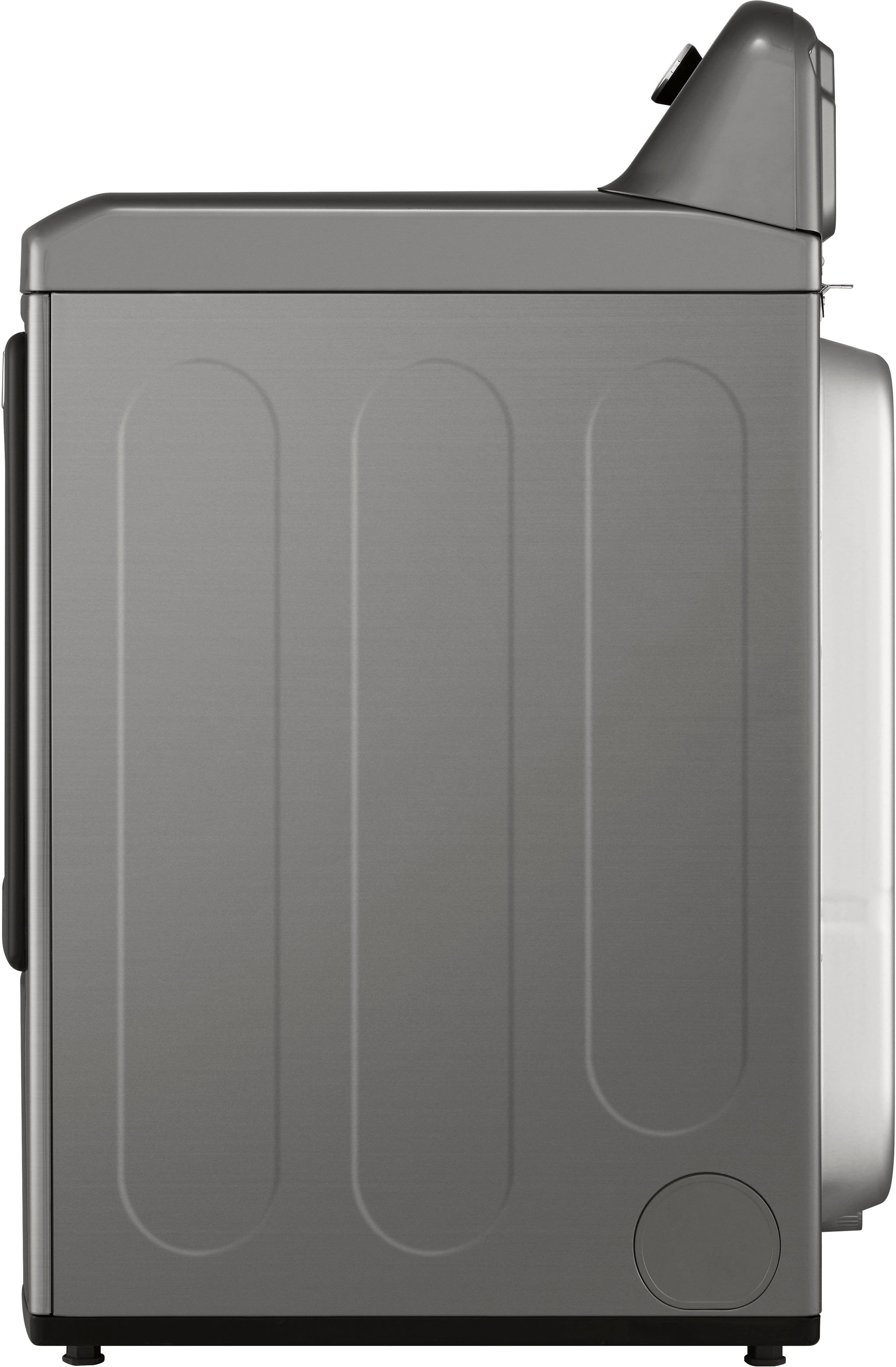 Alt View 19. LG - 7.3 Cu. Ft. Smart Electric Dryer with EasyLoad Door - Graphite Steel.