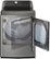 Alt View Zoom 6. LG - 7.3 Cu. Ft. Smart Electric Dryer with EasyLoad Door - Graphite steel.