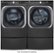 Alt View Zoom 17. LG - 5.2 Cu. Ft. High-Efficiency Stackable Smart Front Load Washer with Steam and TurboWash - Black steel.