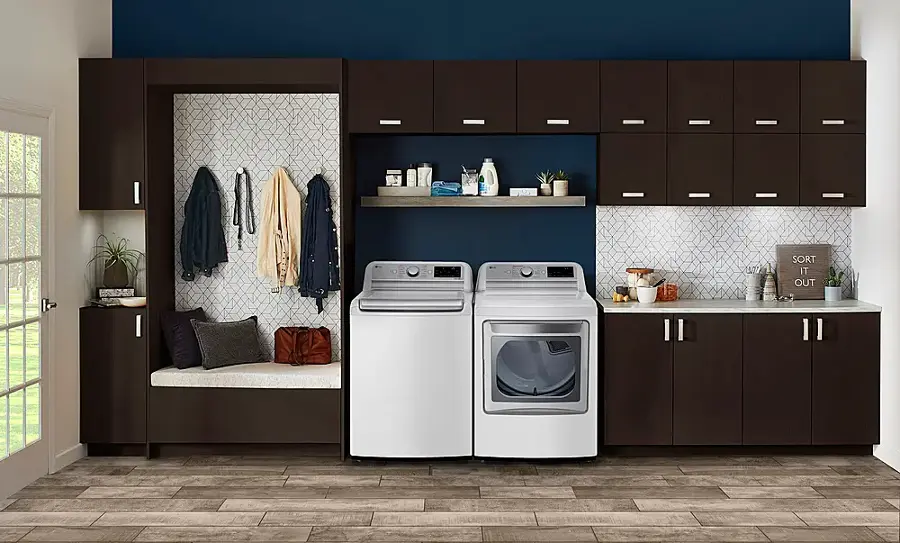 Alt View 20. LG - 7.3 Cu. Ft. Smart Gas Dryer with Steam and Sensor Dry - White.