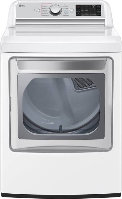 LG 7.3 Cu. Ft. Smart Electric Dryer with Steam and Sensor Dry