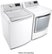 Alt View Zoom 18. LG - 7.3 Cu. Ft. Smart Electric Dryer with Steam and Sensor Dry - White.