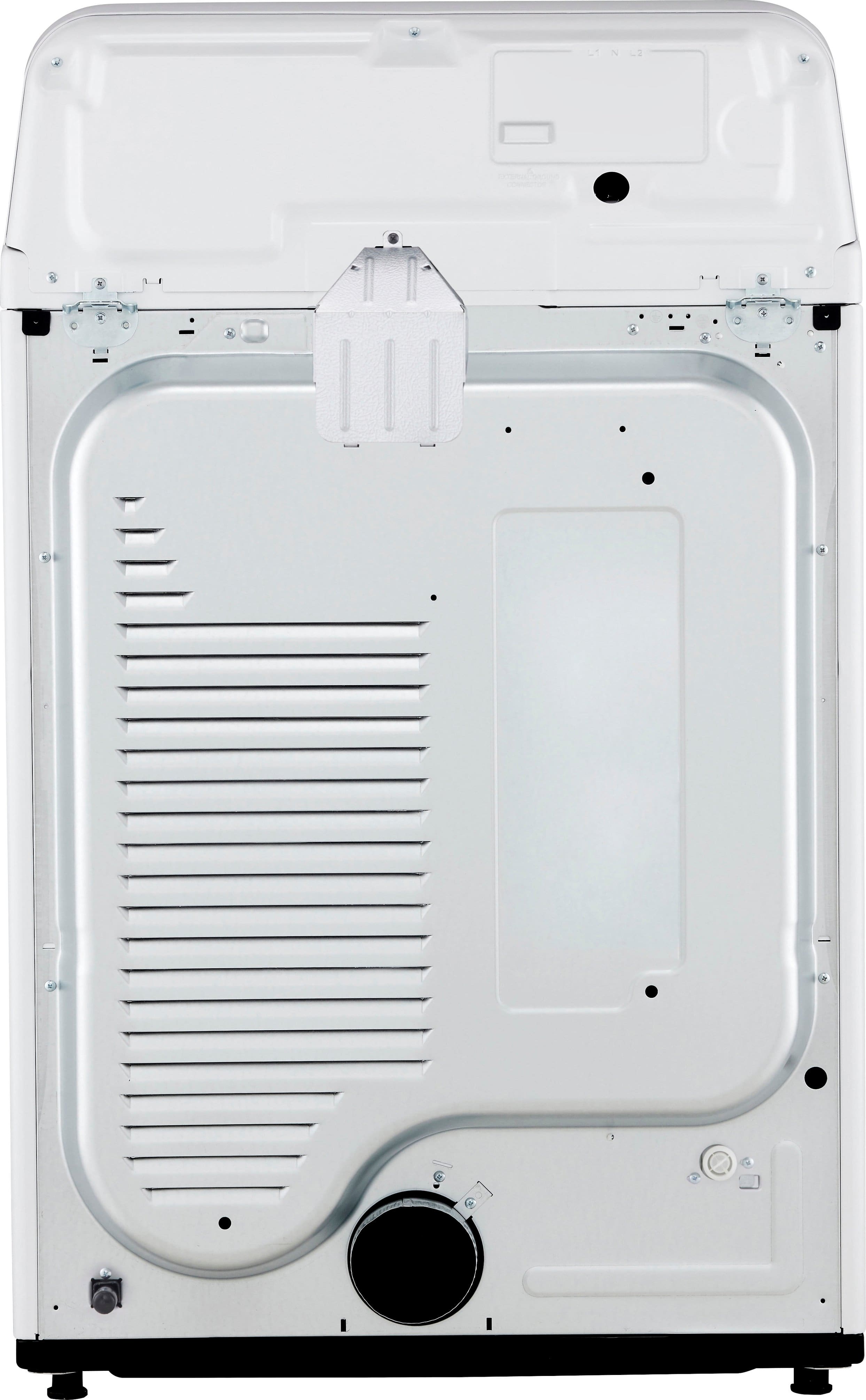 Alt View 22. LG - 7.3 Cu. Ft. Smart Electric Dryer with Steam and Sensor Dry - White.