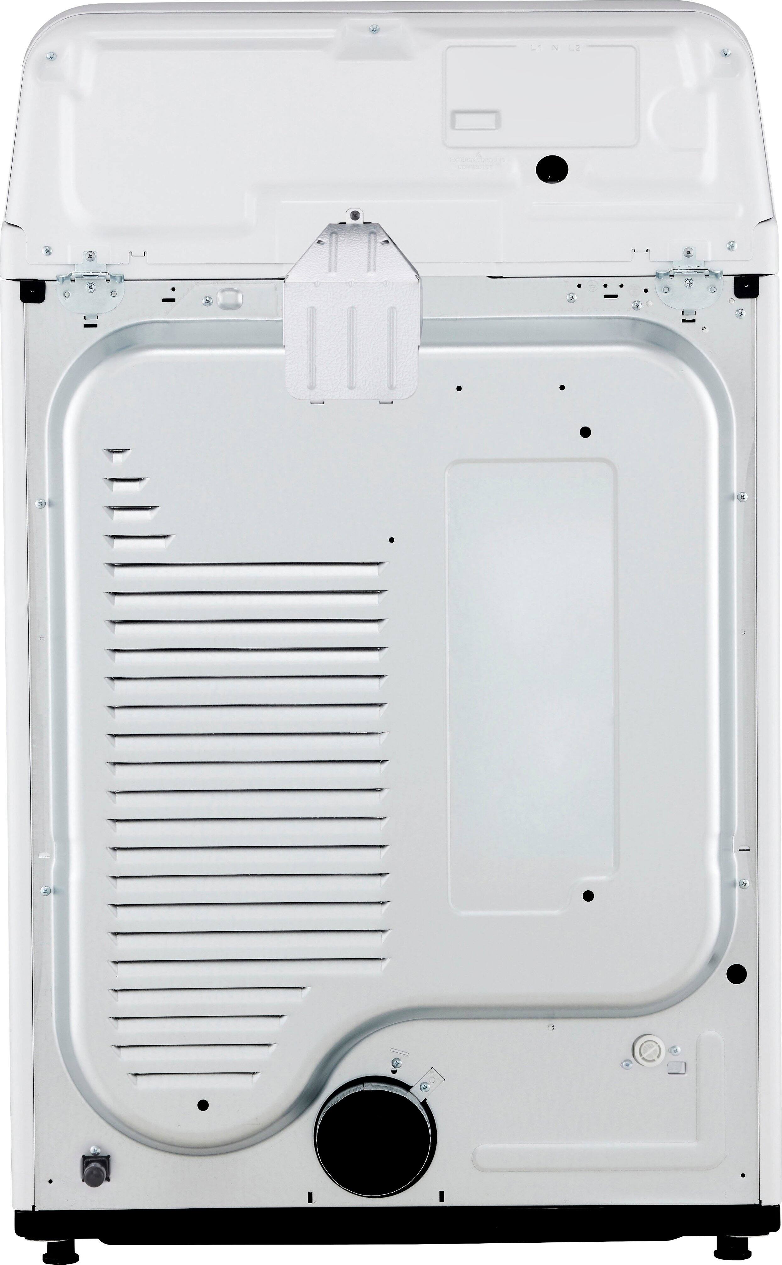 Alt View 22. LG - 7.3 Cu. Ft. Smart Electric Dryer with Steam and Sensor Dry - White.