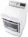 Alt View 6. LG - 7.3 Cu. Ft. Smart Electric Dryer with Steam and Sensor Dry - White.