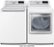 Angle. LG - 5.5 Cu. Ft. High-Efficiency Smart Top Load Washer with Steam and TurboWash3D Technology - White.