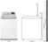 Left. LG - 5.5 Cu. Ft. High-Efficiency Smart Top Load Washer with Steam and TurboWash3D Technology - White.
