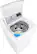 Left. LG - 5.5 Cu. Ft. High-Efficiency Smart Top Load Washer with Steam and TurboWash3D Technology - White.
