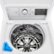 Alt View 12. LG - 5.5 Cu. Ft. High-Efficiency Smart Top Load Washer with Steam and TurboWash3D Technology - White.