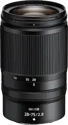 Nikon - NIKKOR Z 28-75mm f/2.8 Standard Zoom Lens for Z Cameras - Black - Front_Zoom