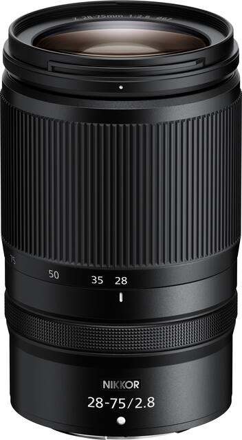 NIKKOR Z 28-75mm f/2.8 Standard Zoom Lens for Nikon Z Cameras 