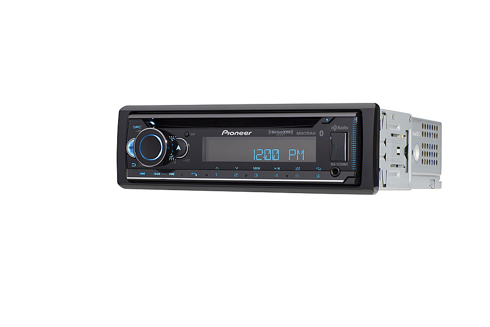 Left View: CD receiver with Pioneer Smart Sync Compatibility - Black