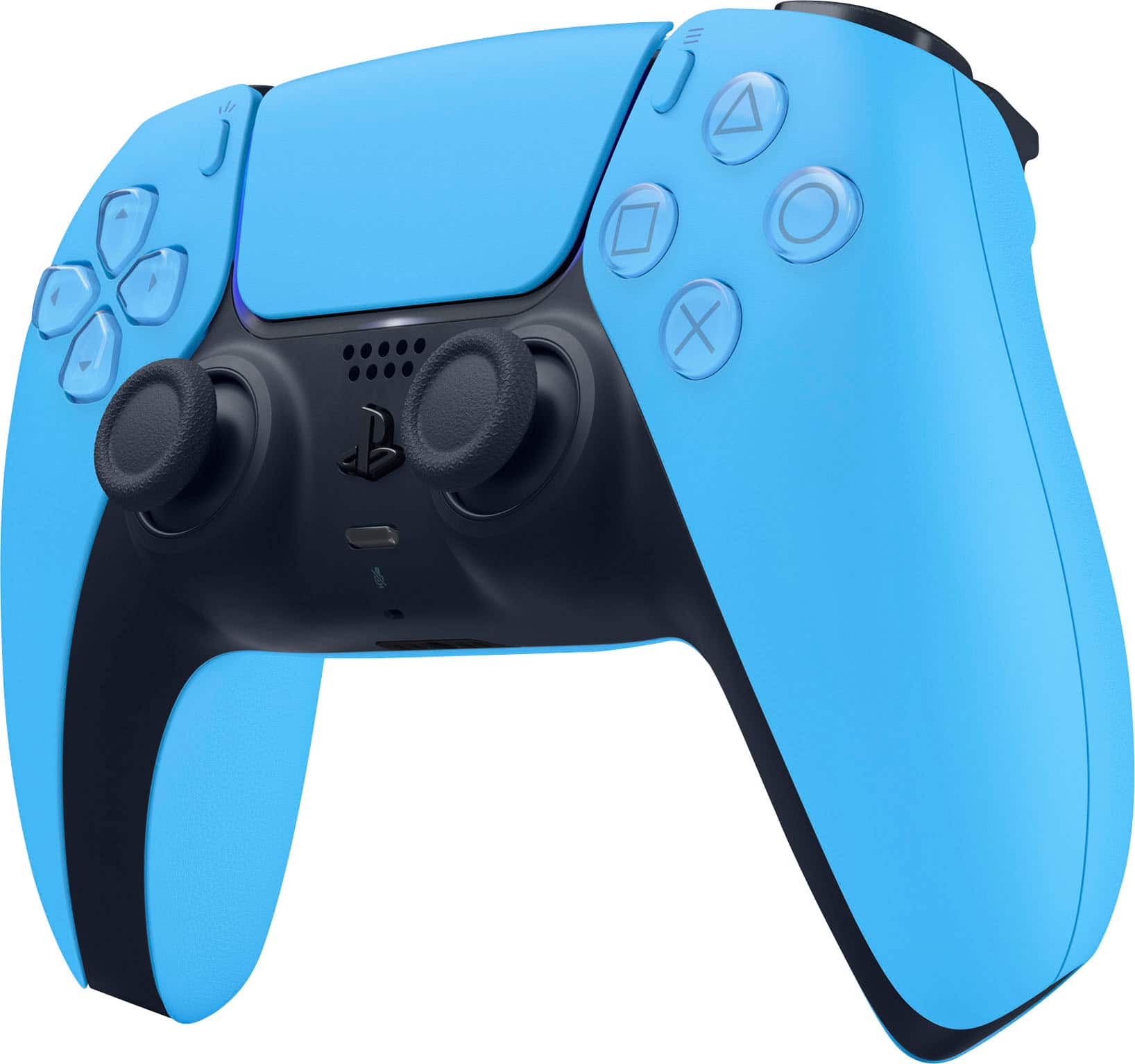 Angle. Sony - PlayStation 5 - DualSense Wireless Controller - Starlight Blue.
