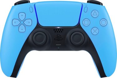 Sony - PlayStation 5 - DualSense Wireless Controller - Starlight Blue - Front_Zoom