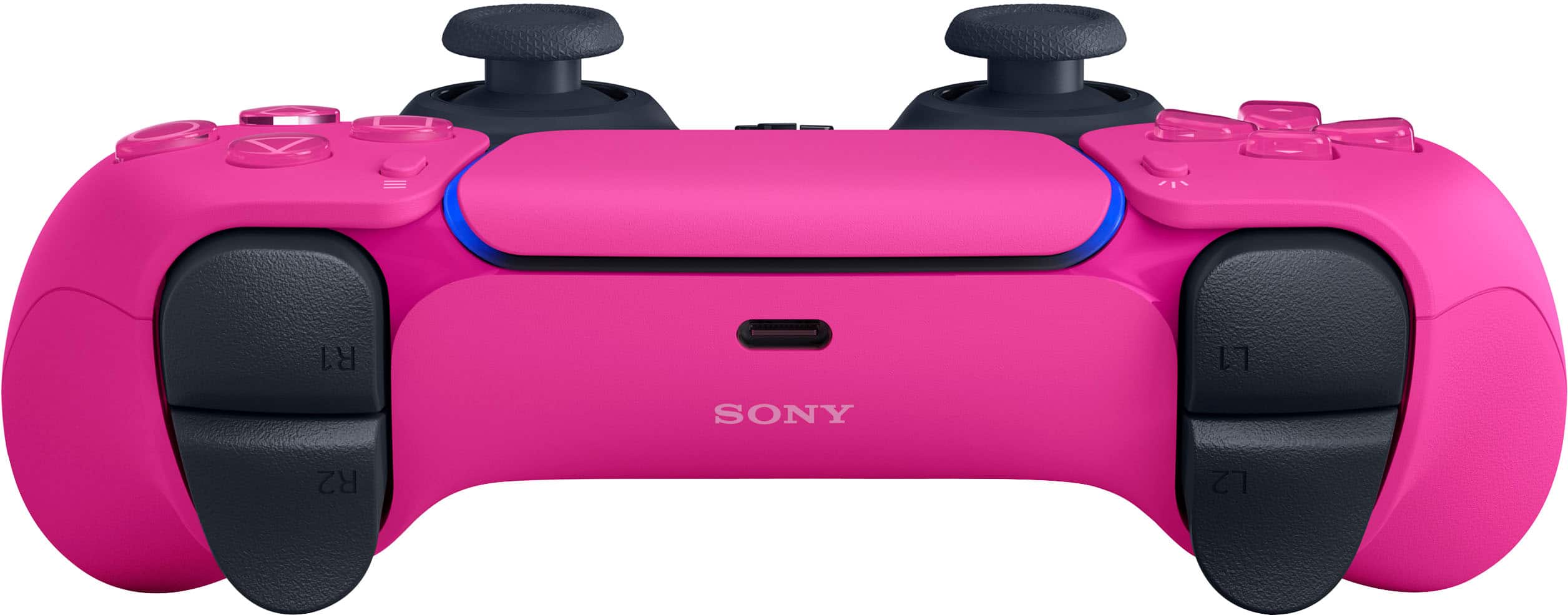 Back. Sony - PlayStation 5 - DualSense Wireless Controller - Nova Pink.