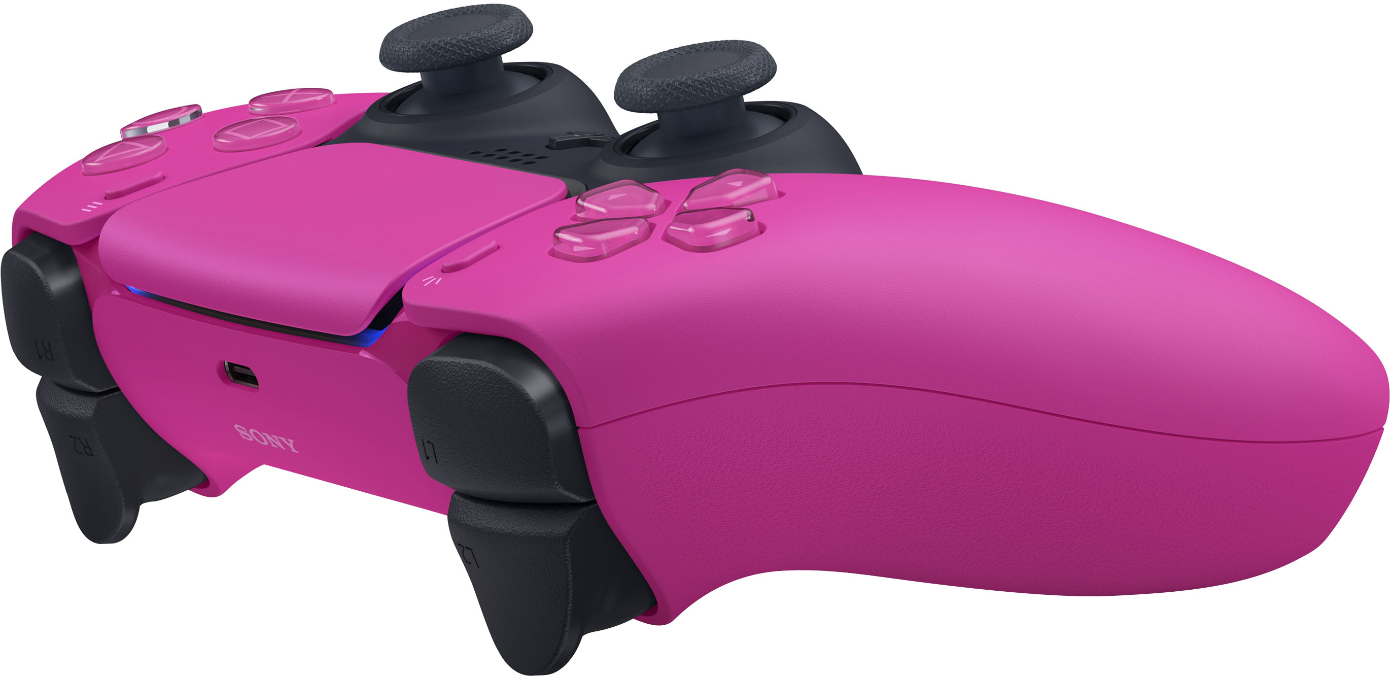 Left View: Sony - PlayStation 5 - DualSense Wireless Controller - Nova Pink