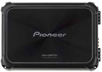 Pioneer - GM-Series 2400 W Max Power 1-Ch. Class-D Mono Amplifier - Black - Front_Zoom