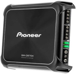 Pioneer - GM-Series 1200 W Max Power 4-Ch. Class-FD Bridgeable Amplifier - Black - Front_Zoom