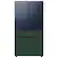 Alt View 15. Samsung - Bespoke 4-Door French Door Refrigerator Panel - Top Panel - Navy Steel.