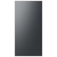 Samsung - Bespoke 4-Door French Door Refrigerator Panel - Top Panel - Matte Black Steel - Front_Zoom