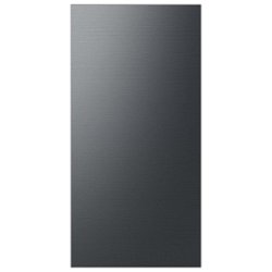Samsung - Bespoke 4-Door French Door Refrigerator Panel - Top Panel - Matte Black Steel - Front_Zoom