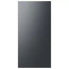 Samsung - Bespoke 4-Door French Door Refrigerator Panel - Top Panel - Matte Black Steel
