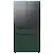 Alt View 14. Samsung - Bespoke 4-Door French Door Refrigerator Panel - Top Panel - Matte Black Steel.