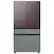 Alt View 18. Samsung - Bespoke 4-Door French Door Refrigerator Panel - Middle Panel - Gray Glass.
