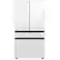 Alt View 11. Samsung - Bespoke 4-Door French Door Refrigerator panel - Bottom Panel - White Glass.