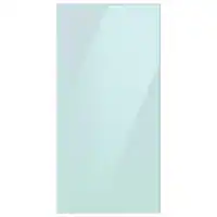 Samsung - Bespoke 4-Door French Door Refrigerator Panel - Top Panel - Morning Blue Glass - Front_Zoom