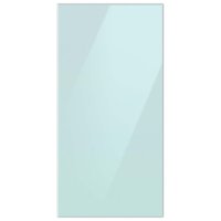 Samsung - Bespoke 4-Door French Door Refrigerator Panel - Top Panel - Morning Blue Glass - Front_Zoom
