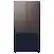 Alt View 17. Samsung - Bespoke 3-Door French Door Refrigerator panel - Bottom Panel - Navy Steel.