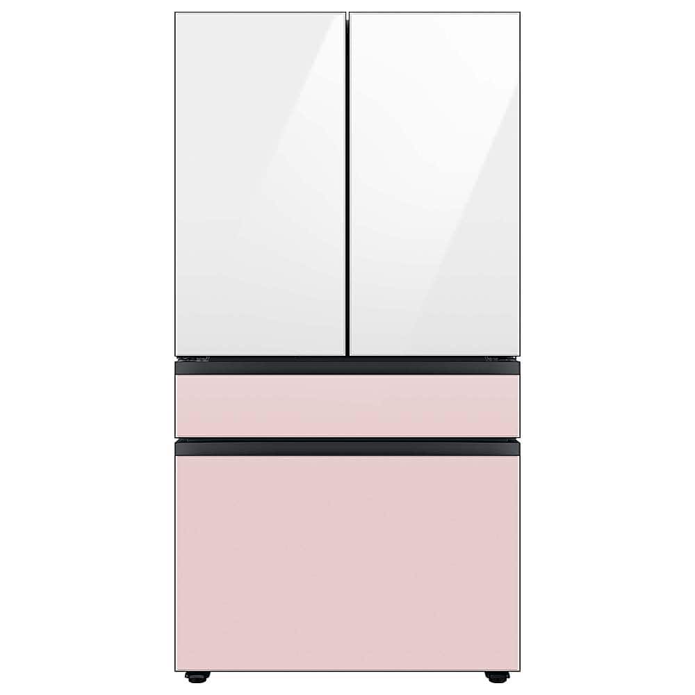Alt View 11. Samsung - Bespoke 4-Door French Door Refrigerator panel - Bottom Panel - Pink Glass.