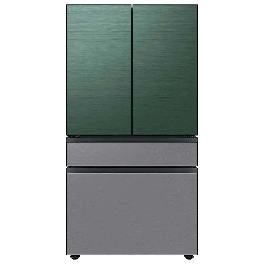 Alt View 16. Samsung - Bespoke 4-Door French Door Refrigerator Panel - Bottom Panel - Stainless Steel.