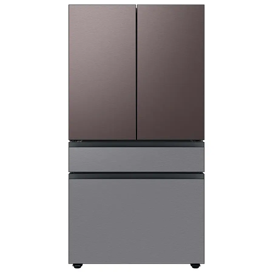 Alt View 17. Samsung - Bespoke 4-Door French Door Refrigerator Panel - Bottom Panel - Stainless Steel.