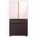 Alt View 15. Samsung - Bespoke 4-Door French Door Refrigerator Panel - Top Panel - Pink Glass.