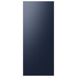 Samsung - Bespoke 3-Door French Door Refrigerator panel - Top Panel - Navy Steel - Front_Zoom