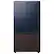 Alt View 17. Samsung - Bespoke 3-Door French Door Refrigerator panel - Top Panel - Navy Steel.