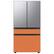 Alt View 12. Samsung - Bespoke 4-Door French Door Refrigerator Panel - Middle Panel - Clementine Glass.