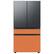 Alt View 14. Samsung - Bespoke 4-Door French Door Refrigerator Panel - Middle Panel - Clementine Glass.
