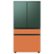 Alt View Zoom 16. Samsung - Bespoke 4-Door French Door Refrigerator Panel - Middle Panel - Clementine Glass.