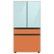 Alt View Zoom 18. Samsung - Bespoke 4-Door French Door Refrigerator Panel - Middle Panel - Clementine Glass.