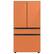 Alt View 19. Samsung - Bespoke 4-Door French Door Refrigerator Panel - Middle Panel - Clementine Glass.