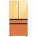 Alt View 20. Samsung - Bespoke 4-Door French Door Refrigerator Panel - Middle Panel - Clementine Glass.