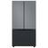 Alt View 13. Samsung - Bespoke 3-Door French Door Refrigerator panel - Top Panel - Gray Glass.