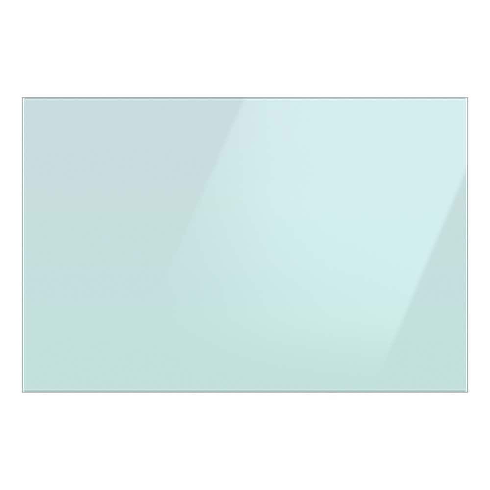 Samsung - Bespoke 3-Door French Door Refrigerator panel - Bottom Panel - Morning Blue Glass - Front_Zoom